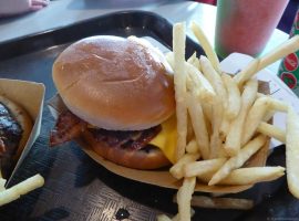 Florida Day 09 - 118 Disneys Magic Kingdom Cosmic Rays Starlight Cafe Angus Bacon Cheeseburger