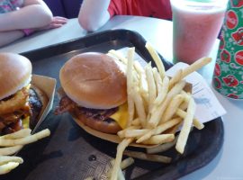 Florida Day 09 - 119 Disneys Magic Kingdom Cosmic Rays Starlight Cafe Angus Bacon Cheeseburger