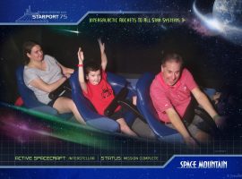 Florida Day 09 - 132g Disneys Magic Kingdom Space Mountain Photopass