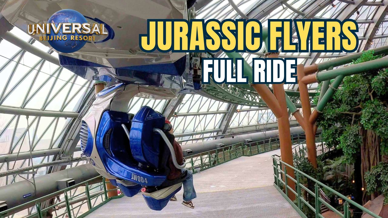 Jurassic Flyers Coaster at Universal Studios Beijing - TravelShorts.com